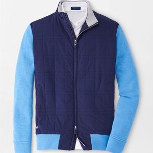 Peter Millar Crown Crafted Stealth Cardigan Golf Jacket Zip Up Sz XL NEW $298